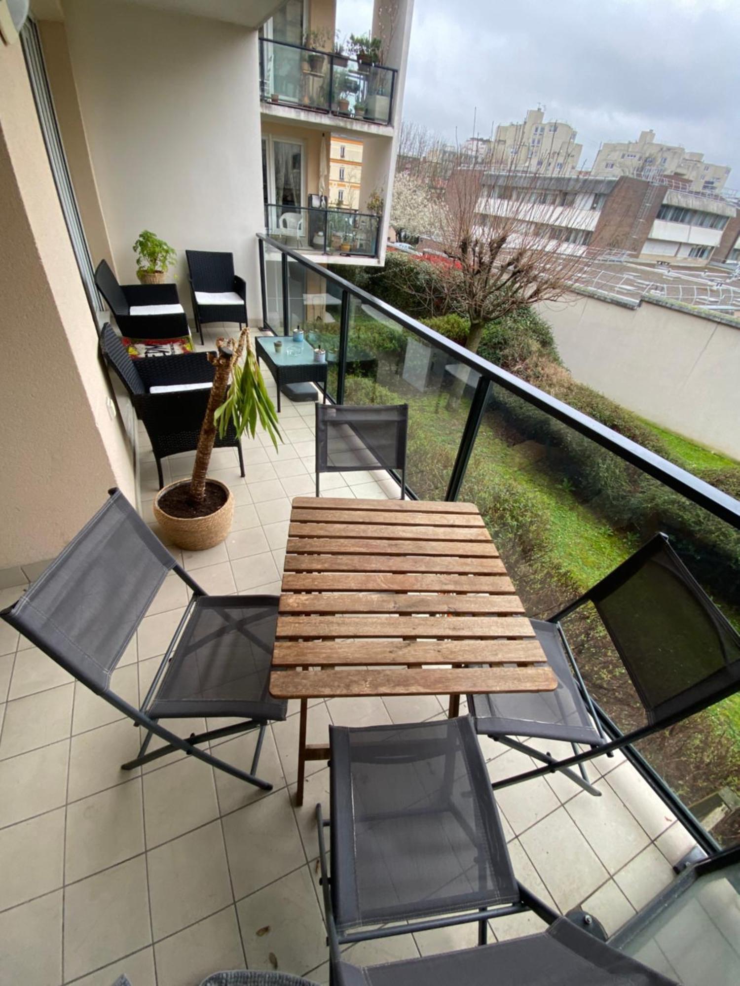 Spacieux 3 Pieces Sur Jardin Ivry-sur-Seine Exterior foto